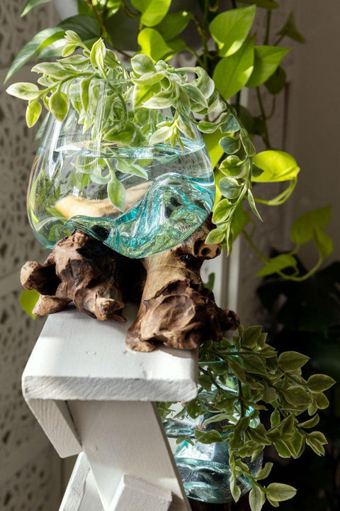 Molten Glass on Driftwood (Limited Available)